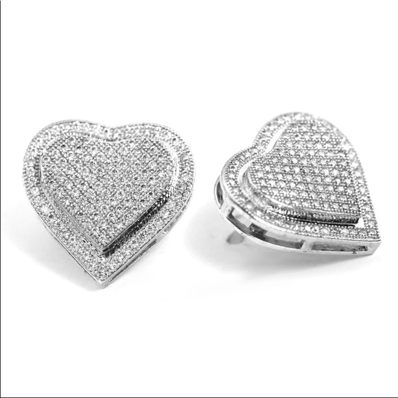 925 sterling silver heart set - Picture 2 of 5